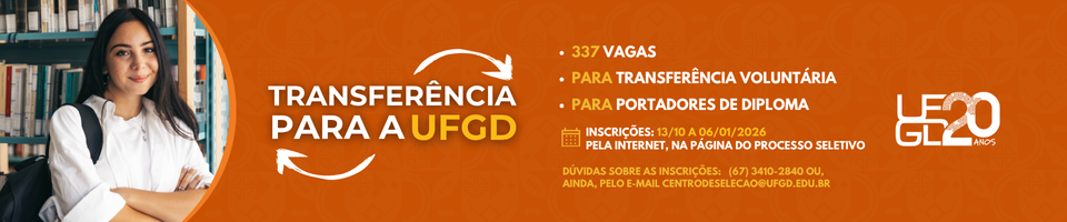 Transferencia para a UFGD 2026.1 (outubro 2025)